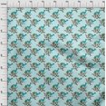 thumbnail image 3 of oneOone Cotton Flex Fabric Leaves|Bird & Floral Block Print Sewing Fabric BTY 40 Inch Wide, 3 of 4