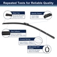 thumbnail image 4 of REGALWOVEN Black Front Windshield Wiper Blades for Mazda CX-5 2018, 4 of 6
