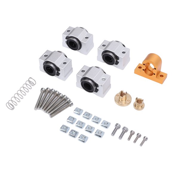 Z Axes Sliding Table Mount Kit, Sliding Table Holder Mount Kit Accuracy Improvement with 10MM T8 Screw for 3018 Plus Engraving Machine