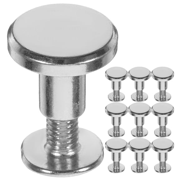 Shisuyan Rivet Buttons Zinc Alloy 10Set 0.37X0.37X0.31in
