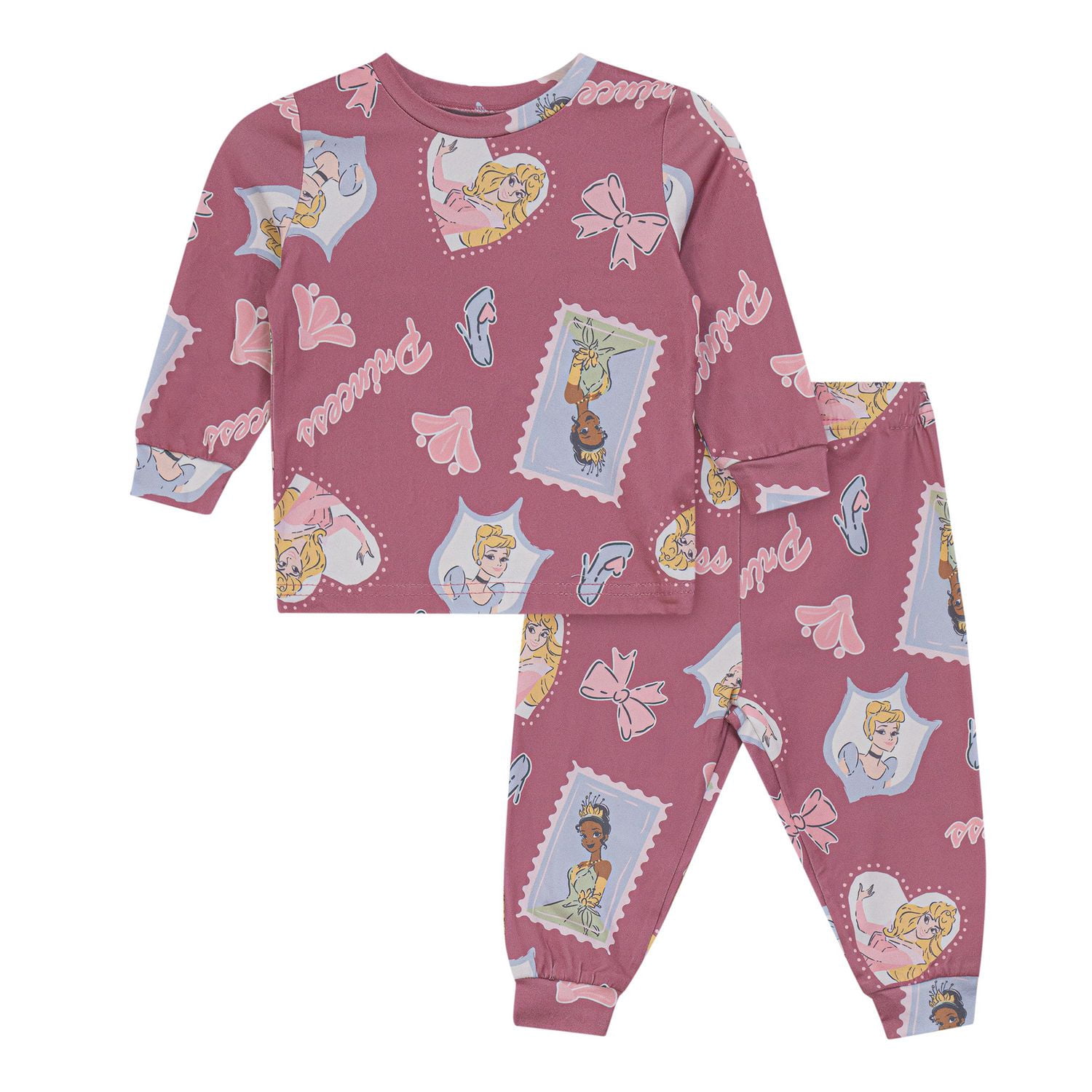 Disney Princess Girls' Pajamas 2-piece Set