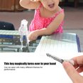 thumbnail image 3 of Magic Tricks, Magic Trick Magic Tricks For Adults Classic Magic Trick Toy Key into Bottle Three Folding Key  Illusion Gimmick Prop, 3 of 7