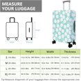 thumbnail image 4 of Travel Luggage Cover Suitcase Protector Fits 18-32 Inch Luggage Wheel Covers Patterned Travel Related Items Flower Luggage Protector Elastic Luggage Anti-scratch Suitcase Cover XL, 4 of 5