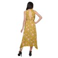 thumbnail image 2 of Moomaya Robe Imprimée Sans Manches à Ourlet Asymétrique pour Femmes, Grande Taille, Kurta, 2 of 5