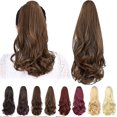 thumbnail image 1 of ORUYROP Rallonge de Queue de Cheval Brune, Rallonges de Cheveux à Pince Griffe de 16 Pouces Queue de Cheval Cheveux Courts Bouclés Rallonge de Cheveux Pièce de Cheveux Synthétique d'Apparence Naturelle pour Femmes Brune, 1 of 7