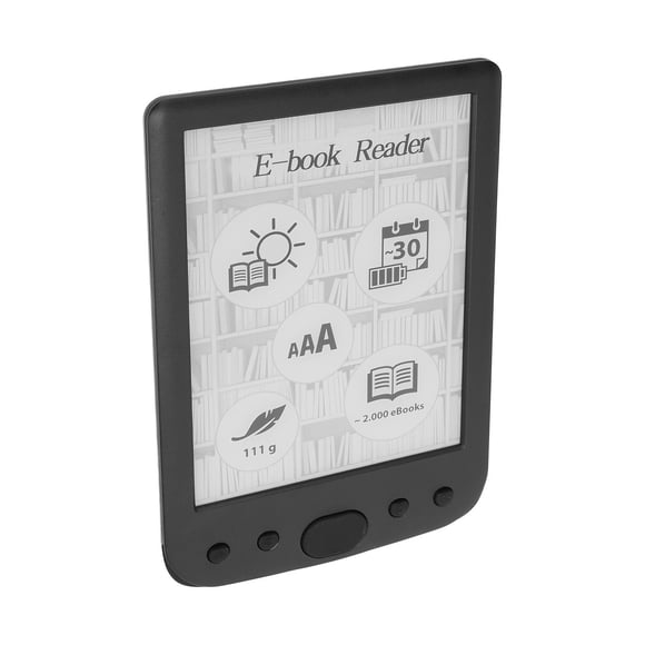 Ink Screen Book Reader, 8G Memory Electric Book Reader Reduce Eye Strain for Home for Travel