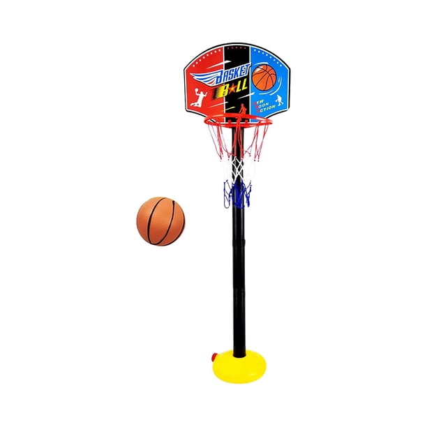 Ensemble De Panier De Basket Pour Enfants 4 En 1 Avec Panier De Basket Et Ballon De Basket Football Et Amp Support De Basket A Lancer Anneaux Bleu 97226991