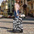 thumbnail image 4 of Travel Luggage Cover Suitcase Protector Fits 18-32 Inch Luggage Wheel Covers Patterned Travel Related Items Flower Luggage Protector Elastic Luggage Anti-scratch Suitcase Cover M, 4 of 5