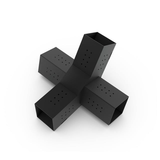 Toja Quad 120 Degree (Peak Quad) | 6X6 Wood | 1 Pack