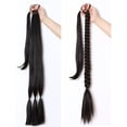 thumbnail image 3 of RKSTN Wigs Human Hair Ponytail Braid Extensions Braid, Hair Extension Braid Synthetic Hair For Braiding Ponytail Hair Extensions, Long Hairpiece For Women 80 Cm Glueless Wigs, 3 of 3