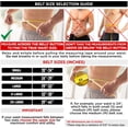 thumbnail image 1 of RDX 4 Inch Weight Lifting Leather Belt, Black, X-large, 1 of 7
