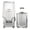 Clear, variant on Home Textile Storage Luggage Protector Cover for Wheeled Suitcases Clear Water- Sleeve to Shield Valises and Bags from Dirt Scratches and Stains