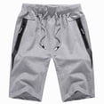 thumbnail image 1 of FcBaudy Mens Shorts, Shorts Men Men's Spring/summer Sweatpants With Pocket Drawstring Loose Men's Quarter Pants Men Pants, 1 of 3