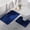 Navy, variant on Fridja Summer Clearance Bathroom Rugs Sets 2 Piece Non Slip, Leaf Bath Mats for Bathroom Floor Set of 2, Ultra Soft and Quick Dry Bath Rugs, Machine Washable Rugs for Bathtub, Shower, Dark Gray