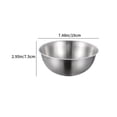 thumbnail image 3 of Ensemble de Bols à Mélanger en Acier Inoxydable, Organisateur de Rangement pour Aliments de Réfrigérateur Domestique, Robuste, Résistant à la Rouille, Robuste, Facile à Nettoyer, Va au Lave-Vaisselle, Polyvalent pour Mélanger, Servir, Salade, Maïs Soufflé, Empilable, 3 of 6