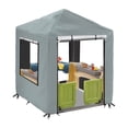 thumbnail image 1 of fastboy Housse de Pluie Universelle avec Protections UV pour Extérieur, Imperméable, Gris, 1 of 6