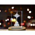 thumbnail image 3 of Le Trophée de la Ryder Cup Sports Gravé 3D Crystal Cadeau, 3 of 4