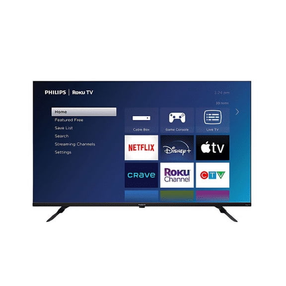 Philips 40 Pieds' 1080p FHD Téléviseur Intelligent Roku à DEL (40PFL6543/F6) - Boîte Ouverte