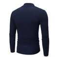 thumbnail image 2 of T-shirt à Manches Longues Col Roulé Couleur Unie Automne Hiver pour Hommes, 2 of 3