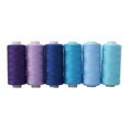 thumbnail image 1 of Transemion 1/2/3 Premium Polyester Thread Spools - Kit For Home Sewing Polyester Is Blue 6 color line 1 Pc, 1 of 6