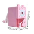 thumbnail image 3 of Fridja Manual Pencil Sharpener Hand Pencil Sharpener Pencil Sharpener for Standard Pencils, Colored Pencils and Makeup Pencils for Classroom, Home, Office Use (Pink), 3 of 6