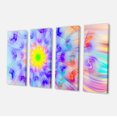 thumbnail image 2 of Grande Fleur Fractale d'Extraterrestre Jaune - Impression d'Art Floral sur Toile, 2 of 3