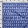 thumbnail image 3 of oneOone Rayon Medium Blue Fabric Asian Block Craft Projects Decor Fabric Printed By The Yard 56 Inch Wide, 3 of 4