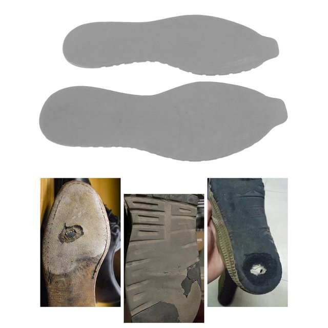Non Slip Shoe Sole V Pattern Rubber Basketball Replacement Sheet for Size 41-44, Wear Resistance Sole Repair Patch with Mute Effect, Non Slip Pad Rubber for Shoe Repair