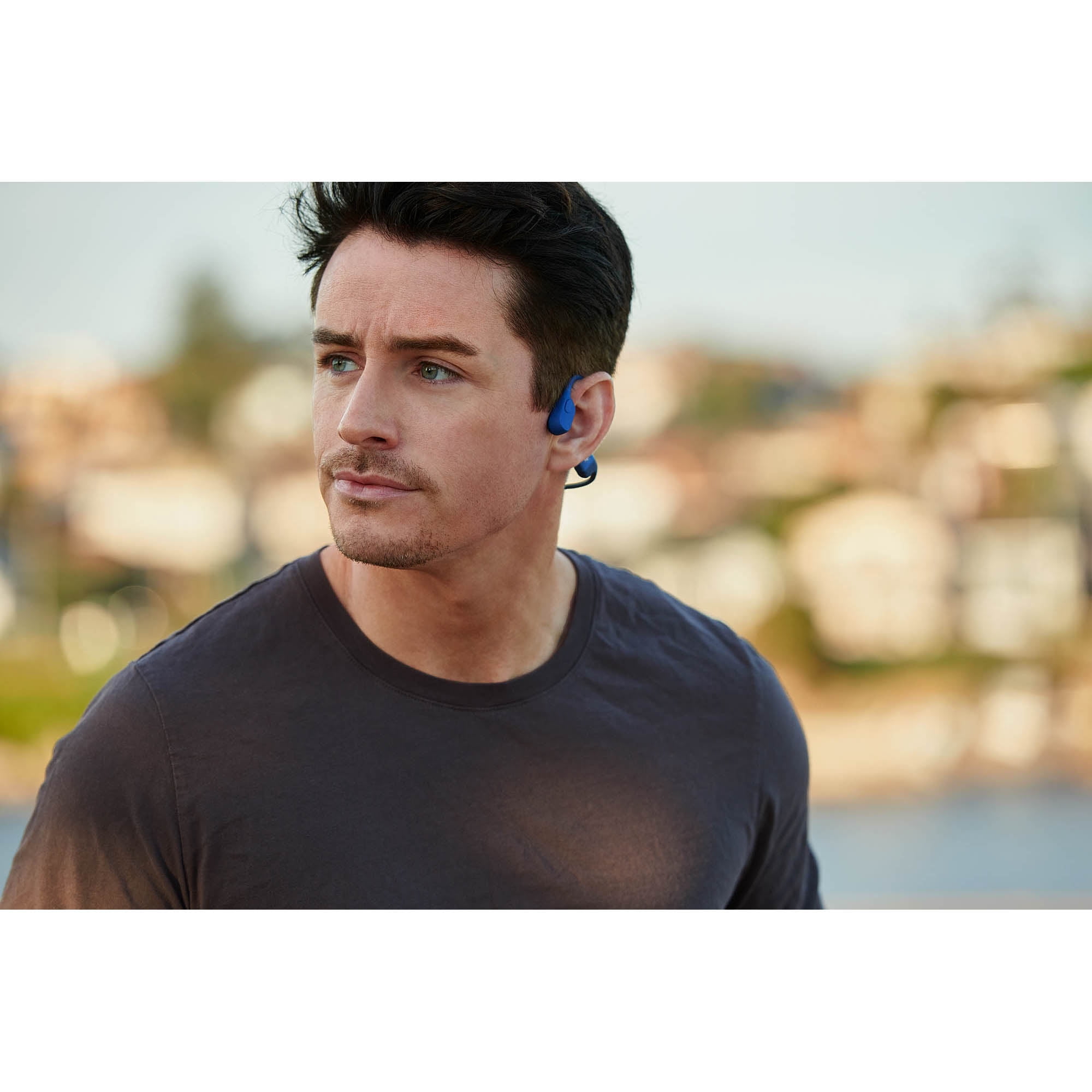 Shokz - OpenRun, CASQUE DE SPORT A CONDUCTION OSSEUSE, bleu