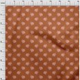 thumbnail image 3 of oneOone Georgette Viscose Fabric Rabbit Block Print Fabric By The Yard 42 Inch Wide, 3 of 4