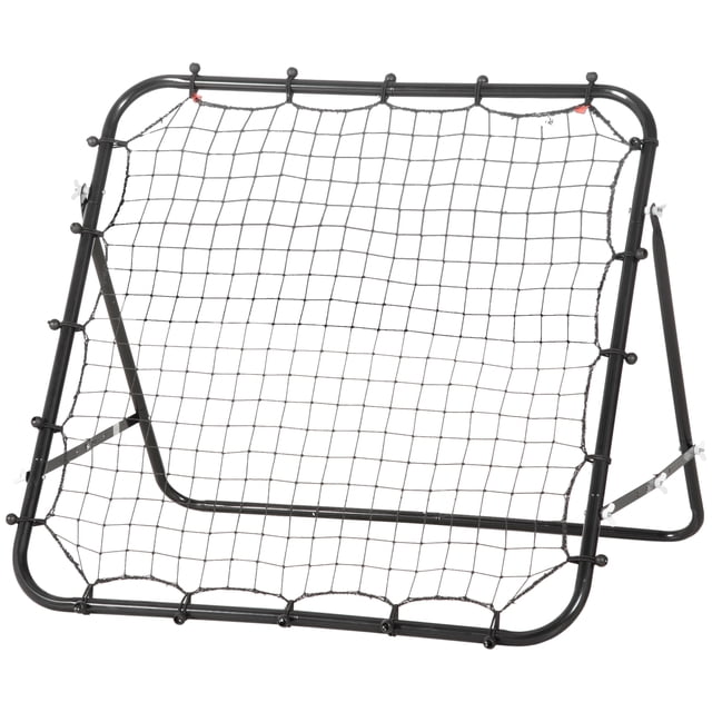 CoSoTower Volleyball Rebounder Net Football Training Aid Kickback Target Play Black