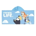 thumbnail image 1 of Bluey Kids Hooded Towel, 100% Cotton, 1 of 4