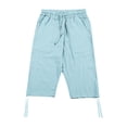 thumbnail image 3 of SHIXIAOO Men's Spring and Summer Sweatpants Jogging Pants Loose Casual Beach Capri Pants, 3 of 4