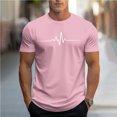 thumbnail image 2 of Plebaso T-shirt Graphique pour Hommes Été Manches Courtes T-Shirts Col Rond Chemises Décontractées Hauts de Plage Imprimés pour Hommes, 2 of 5
