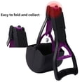 thumbnail image 4 of SLYNSHome Pooper Scooper for Dogs,Non-Breakable Long Handle Foldable Portable Dog Scooper with Spring,Easy to Pick Up - Purple, 4 of 9