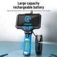 thumbnail image 4 of Lepmerk Portable Industrial Endoscope with Dual Lens, 5-Inch HD Display, 7.9mm Camera, 5m Flexible Cable, 1920P Resolution, T28 Model - Includes Multilingual User Manual, 4 of 7