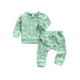 thumbnail image 3 of xiaxaixu Baby Sweater + Pants, Flower Pattern Pocket Decoration Clothing, 3 of 7
