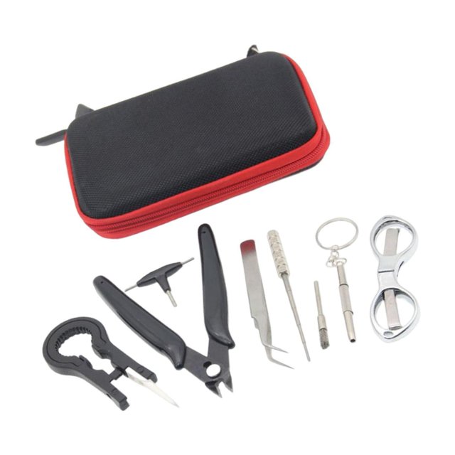 VONKY Portable Tweezers Tools Set Double Head Screwdriver for Household Jewelry