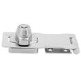 thumbnail image 2 of Heaveant Drawer Hasp Lock, Zinc Alloy Keyed Hasp Safety Locks Cabinet Closet Furniture Security Hasp Door Lock Gate Latch, 2 of 7