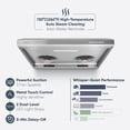 thumbnail image 3 of Pacific TruSteam SC81 30" Stainless Steel Range Hoods, 3 of 9