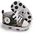 thumbnail image 3 of Gupgi Baby High Top Prewalker Soft Sole Anti Skid Pattern Printing Canvas Shoes, 3 of 3