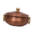 thumbnail image 4 of Esquirla Copper Pot Multipurpose Handcrafted Binaural Pot for Cooking Kitchen Camping 24cm Dia, 4 of 8