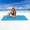 Light Blue#2, variant on Waterproof Outdoor Picnic Blanket - 55" x 39" Sand-Free Beach Mat, 3-Layer Thickened Camping Carpet for Family, Travel, Park, Grass - Easy Clean Blanket for Indoor/Outdoor Use