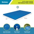 thumbnail image 3 of Bestway Rectangular 118" x 79" Above Ground Swimming Pool Cover, Blue, 3 of 12