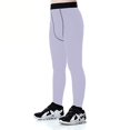 thumbnail image 2 of LANBAOSI Youth Boys Compression Leggings Unisex Athletic Pants Base Layer Football Workout Tight Size 5, 2 of 6