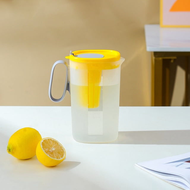 1.55L Refrigerator Cold Water Kettle With Fruit Filter, Household High-temperature Hard Wearing Cold Water Kettle, Large Capacity Tea Making Cold Water Kettle