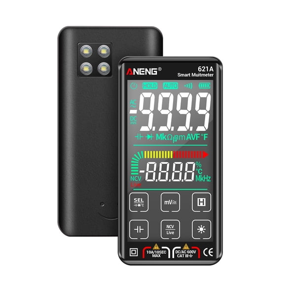 Amdohai ANENG 621A Touch Screen Intelligent Digital Multimeter 9999 Counts Auto Range Rechargeable Portable NCV Universal Meter Voltmeter Ammeter