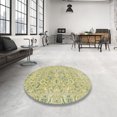 thumbnail image 3 of Ahgly Company Indoor Rectangle Abstract Copper Green Oriental Area Rugs, 2' x 4', 3 of 6
