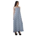 thumbnail image 3 of Moomaya Sleeveless Womens Cocktail Dresses Printed Rayon Plus Size Dress, 3 of 4