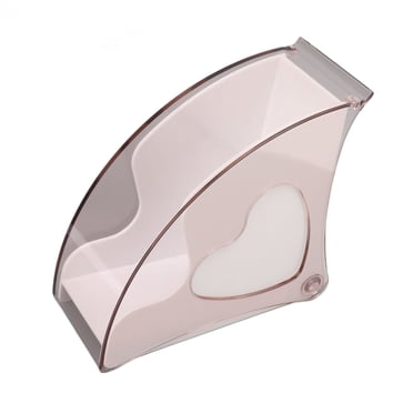 Support Distributeur de Papier Filtre à Café avec Couvercle Antipoussière, Boîte de Rangement en Plastique pour Filtre à Café à Conception Autoportante, Convient à la Maison, au Bureau, au Café, au Café et à l'Hôtel